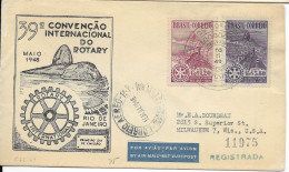 Brazil 1948 Rotary FDC - FDC