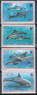 NIUE  822-825, Postfrisch **, WWF, Weltweiter Naturschutz: Delphine, 1993 - Niue