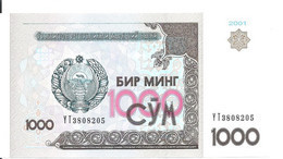 OUZBEKISTAN 1000 SUM 2001 UNC P 82 - Usbekistan