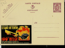 Publibel Neuve N° 345 ( Le Coke De Tertre - 100% Belge - Energie Fossiles - Charbon - Feu - Fire ) - Publibels