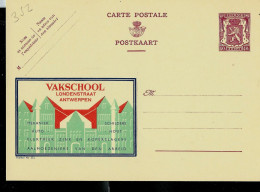 Publibel Neuve N° 352  ( VAKSCHOOL - Antwerpen ) - Werbepostkarten