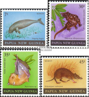 Papua-Neuguinea 398-401 (kompl.Ausg.) Postfrisch 1980 Säugetiere - Papúa Nueva Guinea