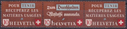 Altstoffe Z37c  "Tenir/Durchhalten/Tenir"  (Abart)         1942 - Used Stamps