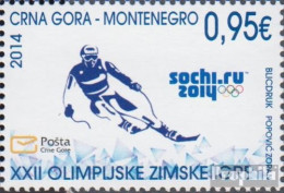 Montenegro 345 (kompl.Ausg.) Postfrisch 2014 Olympische Winterspiele - Montenegro