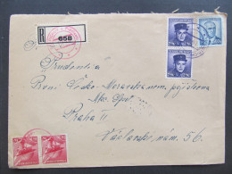 BRIEF Dětřichov Frýdlant - Praha 1946 Provisorium /// P8536 - Storia Postale