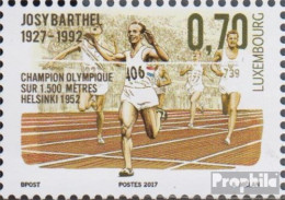 Luxemburg 2121 (kompl.Ausg.) Postfrisch 2017 Todestag Josy Barthel - Unused Stamps