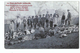 32358 - La Chaux-de-Fonds Bombardée Point D'éclatement D'une Bombe Lancée 1915 - La Chaux-de-Fonds