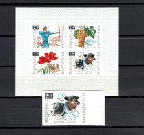 Hungary 1966 Space, Stamp Day, Archery Etc. Stamp + S/s Imperf. MNH -scarce- - Europa