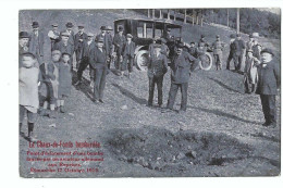 32359  - La Chaux-de-Fonds Bombardée Point D'éclatement D'une Bombe Lancée 1915 - La Chaux-de-Fonds