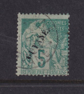 French Guiana, Scott 21 (Yvert 19), Used, Signed Calves - Usados