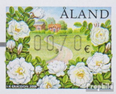 Finnland - Aland ATM19, 0,70 Nominale Postfrisch 2008 Gartenpflanzen - Ålandinseln