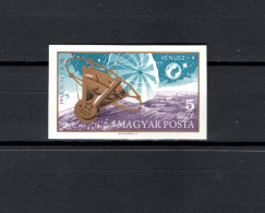 Hungary 1967 Space, Venus 4, Stamp Imperf. MNH -scarce- - Europa