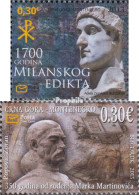 Montenegro 335,336 (kompl.Ausg.) Postfrisch 2013 Mailänder Toleranzedikt, Martinovic - Montenegro