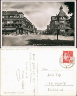 Ansichtskarte Bad Dürrheim Hotel Kreuz, Friedrichstraße, Bhnhofstraße 1948 - Bad Duerrheim