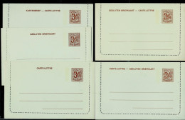 Carte Neuve N° 40 :  Les 5 Cartes 3,50 Frs Brun - Kartenbriefe