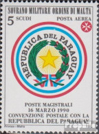 Malteserorden (SMOM) Kat-Nr.: 421 (kompl.Ausg.) Postfrisch 1990 Paraguay - Malta (la Orden De)