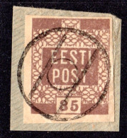 Estland, 35 Kop. 1919 Auf Briefstück M. Provisorischem Stempel V. Sangaste - Estonia