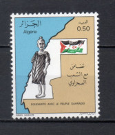 ALGERIE N° 641   NEUF SANS CHARNIERE COTE 0.80€   SAHRAOUI SOLIDARITE - Algérie (1962-...)