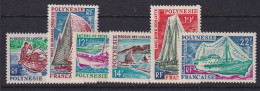 French Polynesia, Scott 217-222, MLH - Nuevos