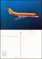 Ansichtskarte  Flugzeug Airplane Avion FOKKER F-28 FELLOWSHIP 1978 - 1946-....: Era Moderna