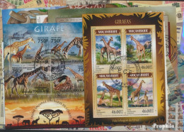 Motive Briefmarken-25 Verschiedene Giraffen Marken - Giraffen
