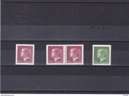 SUEDE 1976 CHARLES XVI Yvert 914-915 + 914a NEUF** MNH Cote 3,75 Euros - Ungebraucht