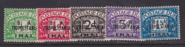 Tripolitania, Scott J6-J10 (SG TD6-TD10), MLH - Levant Britannique