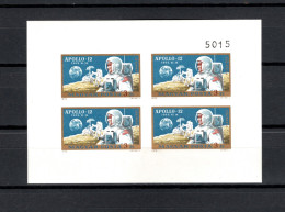 Hungary 1970 Space, Apollo 12, Sheetlet Imperf. MNH -scarce- - Europa