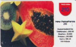 RICARICA TIM 210 FRUTTA  (USP41.4 - Schede GSM, Prepagate & Ricariche