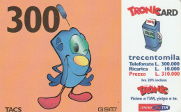 RICARICA TIM TRONY CARD 300  (USP32.7 - Schede GSM, Prepagate & Ricariche