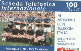 4234 PREPAGATA INTERNAZIONALE TELECOM MONDIALI CALCIO 1970 (USP22.1 - GSM-Kaarten, Aanvulling & Voorafbetaald