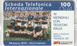 4234 FRANCIA 98 MONDIALI CALCIO NUOVA TELECOM INTERNAZIONALE (USP17.4 - Schede GSM, Prepagate & Ricariche