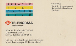 PHONE CARD GERMANIA SERIE K TIR 11000 (E73.11.5 - K-Reeksen : Reeks Klanten