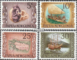 Papua-Neuguinea 171-174 (kompl.Ausg.) Postfrisch 1970 Geschichte - Papua Nuova Guinea