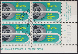 1967 Schweiz ° Mi:CH 851, Yt:CH 784, Zum:CH 446, Stop / Blind! ( ° Bern ET ) - Used Stamps