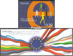 Portugal 2816-2817 (kompl.Ausg.) Postfrisch 2004 Direktwahl Europäisches Parlament - Ungebraucht