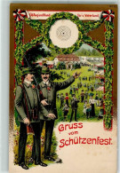 13225804 - Schuetzenfest  Schleifen Schwarz-weiss-rot AK - Exposiciones