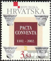 Kroatien 632 (kompl.Ausg.) Postfrisch 2002 Kroatien Und Ungarn - Croazia