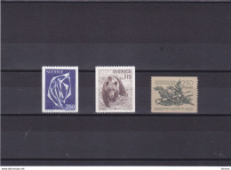 SUEDE 1978  Yvert 995 + 998 + 1004 NEUF** MNH Cote 3,75 Euros - Ungebraucht