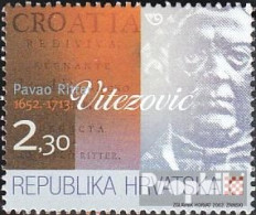 Kroatien 631 (kompl.Ausg.) Postfrisch 2002 Pavao Ritter-Vitezovic - Croatia