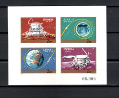 Hungary 1971 Space, Luna 17 Sheetlet Imperf. MNH -scarce- - Europe