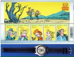 2008 SPIROU ANDRE FRANQUIN 70 ANS 1 Feuillet + 1MONTRE NEUVE SANS PILE - 2001-2010