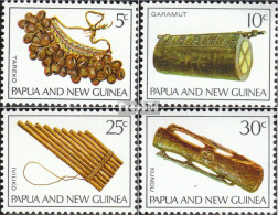 Papua-Neuguinea 167-170 (kompl.Ausg.) Postfrisch 1969 Musikinstrumente - Papua Nuova Guinea