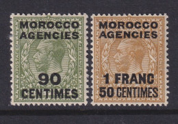 Morocco Agencies, (GB Offices), Scott 420-421 (SG 209, 211), MHR - Oficinas En  Marruecos / Tanger : (...-1958