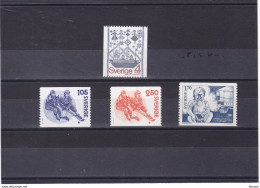 SUEDE 1979  Yvert 1035-1038 NEUF** MNH Cote : 5,90 Euros - Unused Stamps