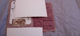 TESSERA POSTALE CON 200 LIRE ITALIA AL LAVORO  1956 - Posta