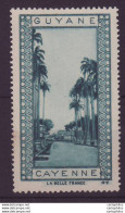 Vignette ** Guyane Cayenne - Unused Stamps