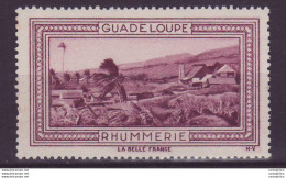 Vignette ** Guadeloupe Rhummeri Rhum - Unused Stamps