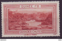 Vignette ** Guinee Francaise Grandes Chutes - Neufs