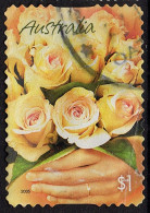 AUSTRALIA 2006 $1 Multicoloured, Marking The Occasion-Golden Roses Self Adhesive FU - Gebraucht